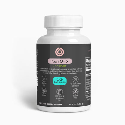 KETO-5: Nutritional Supplement Capsules