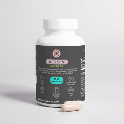 KETO-5: Nutritional Supplement Capsules